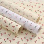 Tissue paper Extra-Thick Floral Wrapping Liner Paper | Bouquet Packaging Supplies | Floristry & Flower Shop Materials | Bow-Print Tissue Paper