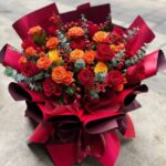 other Jiemi Floral Supplies — Florist's Waterproof, Two-Tone "Ouya" Wrapping Paper (Solid & Dual-Color Options) — Bouquet Packaging Paper