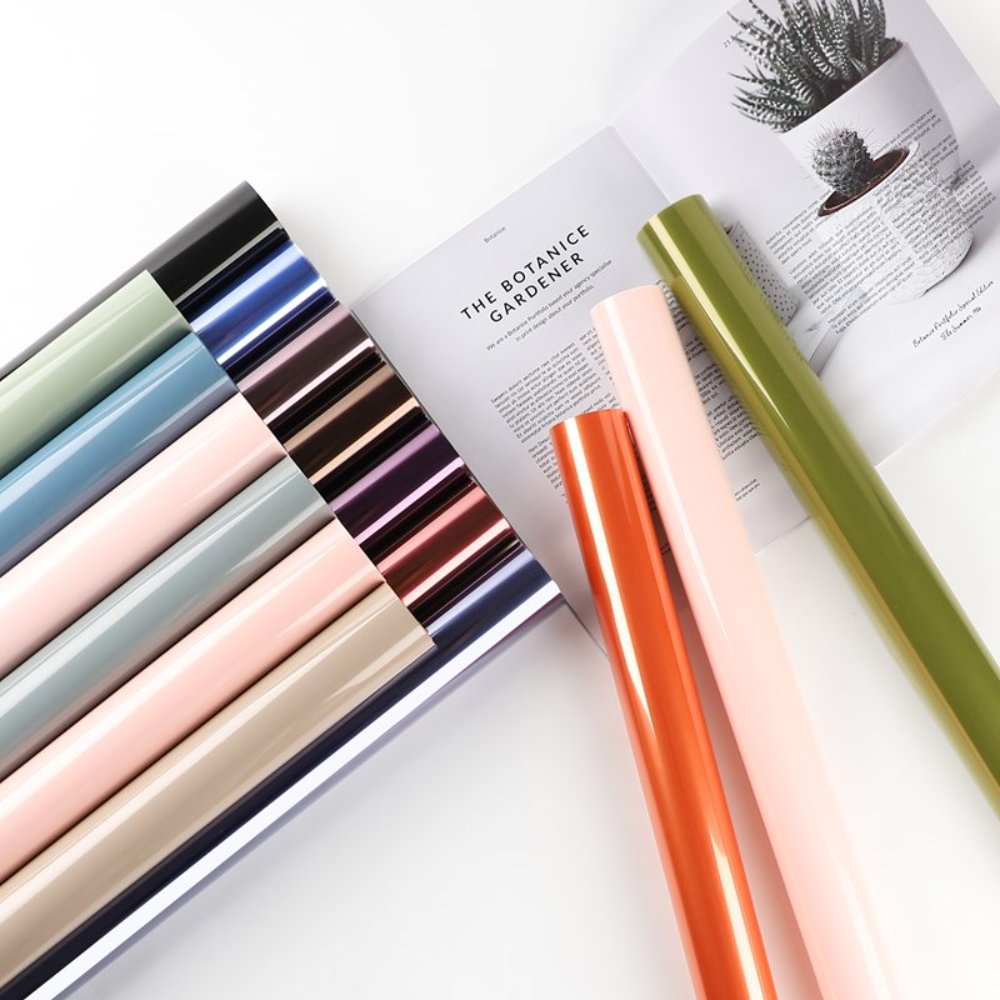 other Waterproof, Solid-Color Wrapping Paper for Flower Arrangements and Bouquets