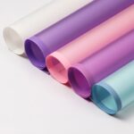 Matte paper "Magic Edge" Matte Paper (Korean Style) — Wholesale Export Packaging Paper with Translucent Borders for Floral Arrangements and Bouquets