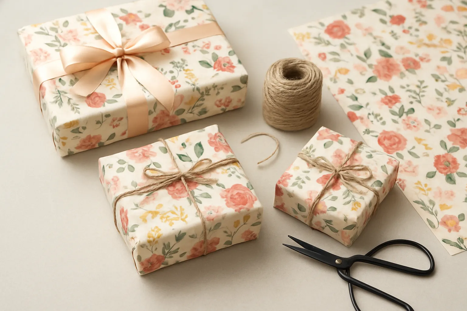 A Beginner's Guide to Floral Gift Wrapping Paper hero image
